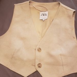 Zara crop vest